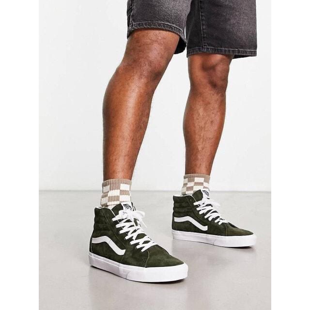 

Зеленые кроссовки Vans SK8-Hi