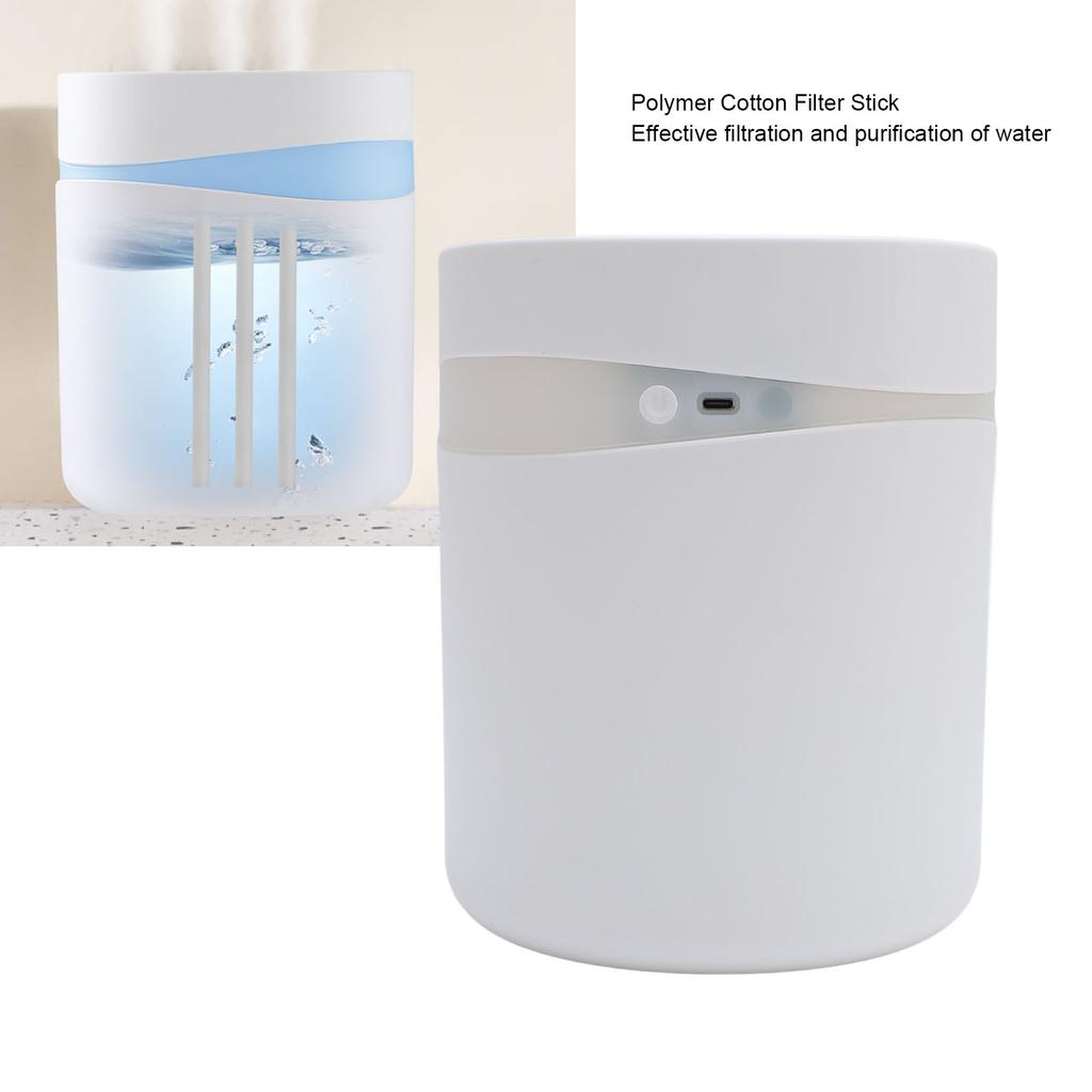 Humidifier with Night Light Quiet Essential Oil Diffuser Humidifier with 6 Cotton Filter Sticks Remote Control for Home