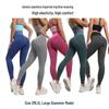 Spring Fitness High Waist Yoga Pants: Elastic Mesh Leggings with Tummy Control and Hip Lift for Women