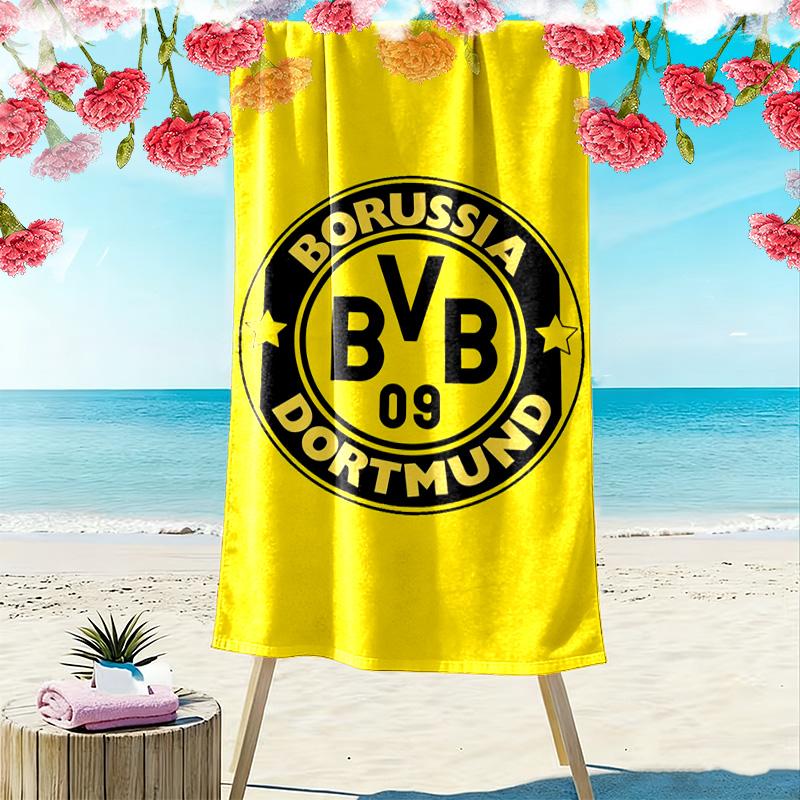 Dortmund Print Beach Towel, Large Soft Quick Dry Towel for Beach Camping Swimming