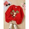 European sizes Kids' Crewneck Sweatshirt Monkey Hanging Tree Branch Green Leaves , Sportswear And Casual Wear, Soft And Comfortable