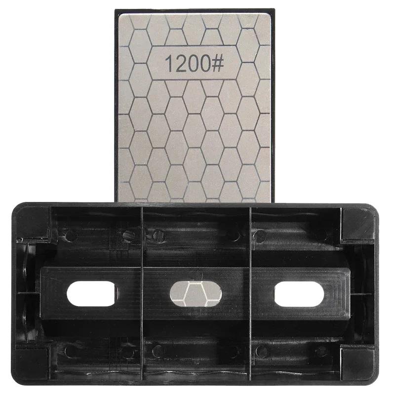 Double-Side Base Diamond Sharpening Stone Whetstone Knife Kitchen Grit Chef Knife Grinding 400/600/1000/1200 Grit Sharpener
