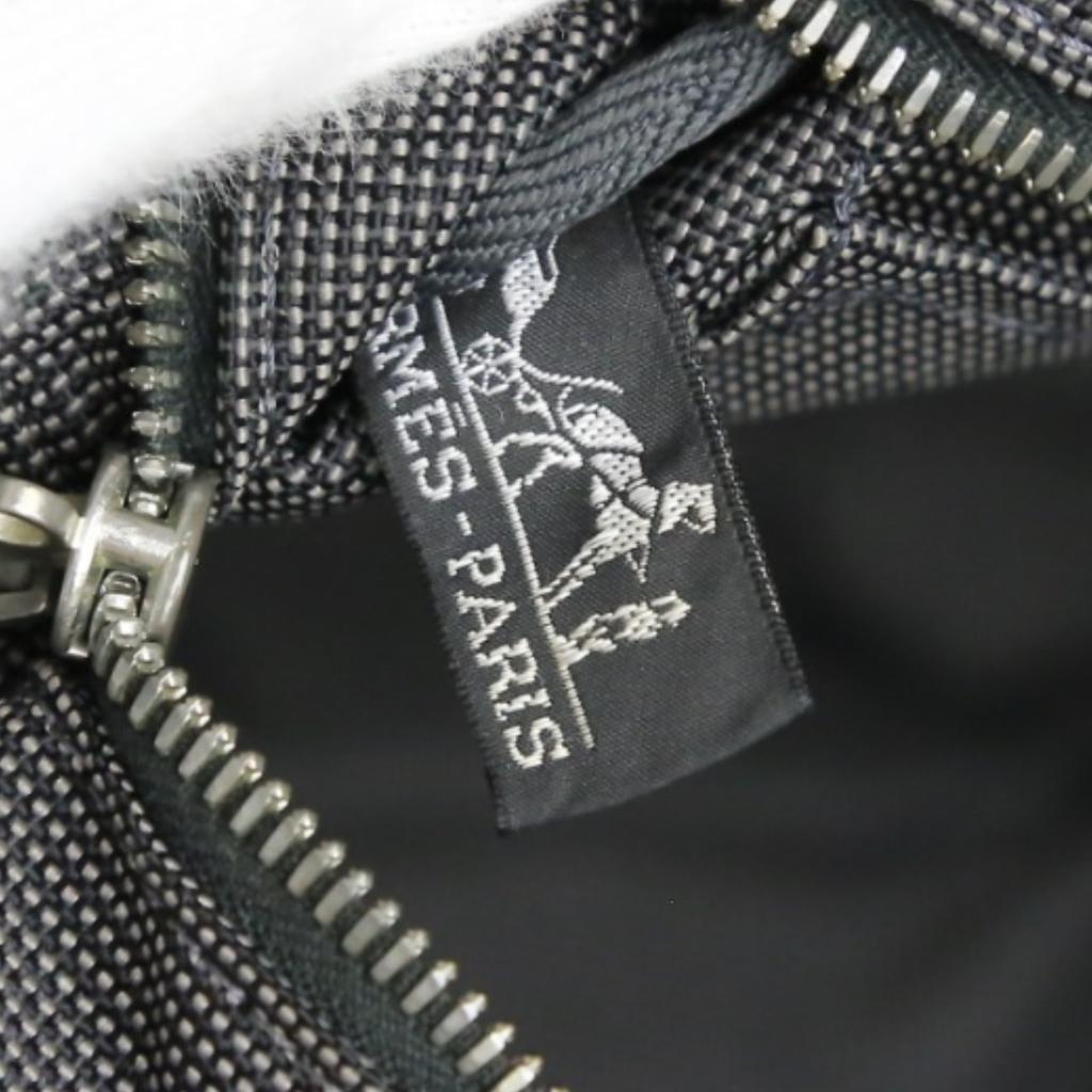 HERMES Business bag Her Line Tote MM Tote Bag canvas gray unisex Used