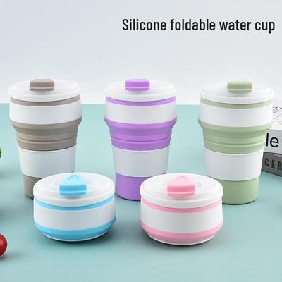 350ML Foldable Silicone Coffee Cup: Creative Telescopic Design for Outdoor Sports & Gifts