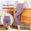 Plus Size High Waist Tummy Control Leggings - High Elastic, Shaping Cotton for All Seasons.