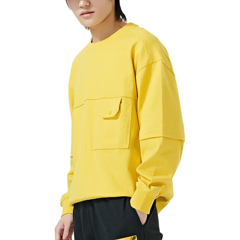 New Balance Sweatshirt Men's Yellow AMT21369-HCM