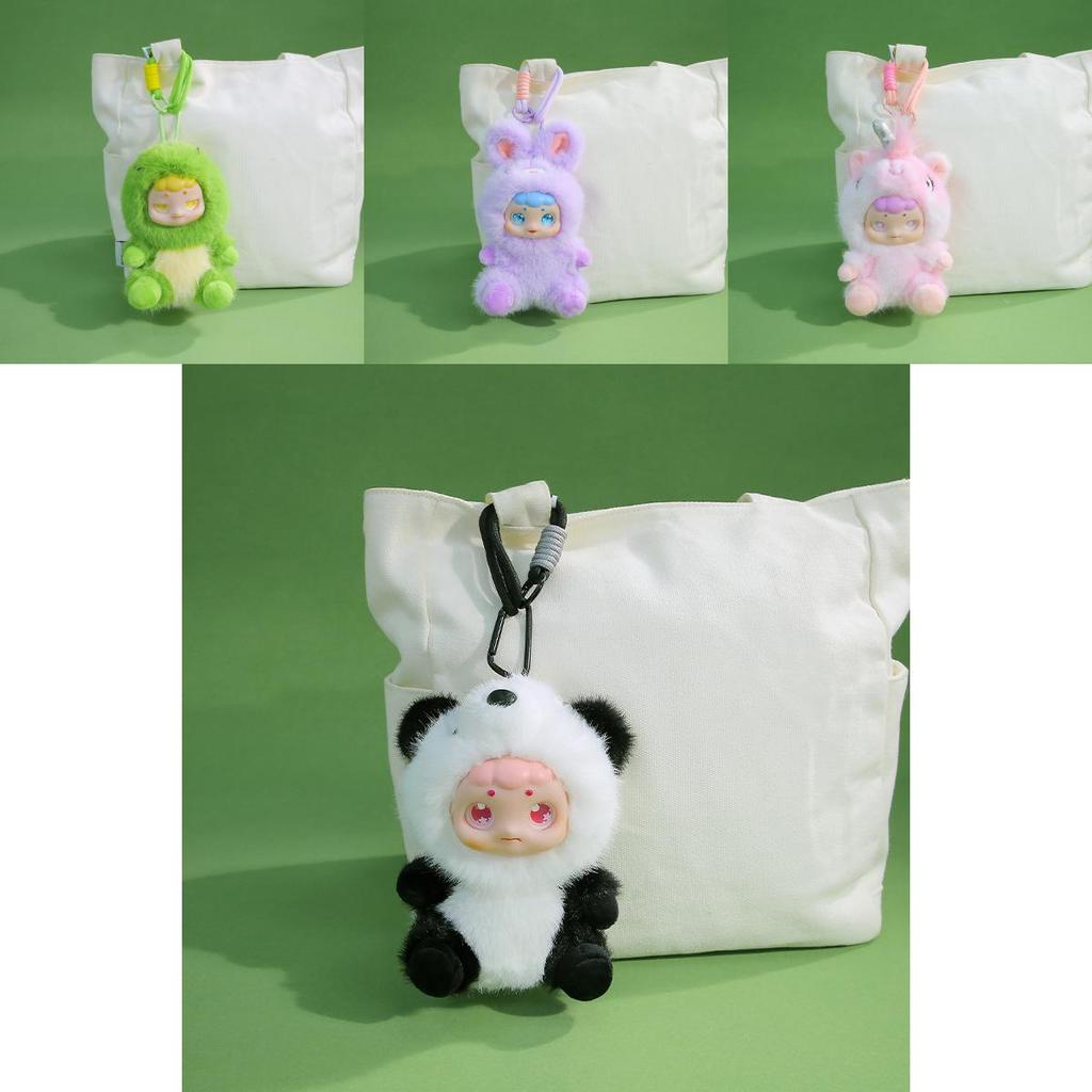 Unicorn Plush Keychain With Soft Short Pile For Kids And Bag Decor