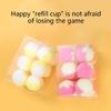 12pcs for Cat Toy Balls 1.8" Soft Kitten Pompon Ball Toys Interactive Playing