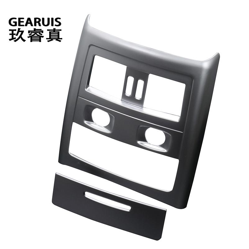 Décoration de cadre de sortie de climatiseur arrière de voiture, garniture autocollante pour BMW série 3 E90 E92 E93 2005 – 2012 intérieur