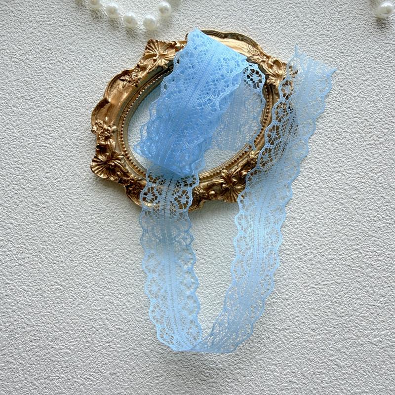3cm Colorful Lace Trim for DIY Hair Accessories & Bow Knot Decoration - Graduation Brooch & Ribbon Craft J53.