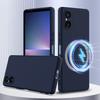 Для Sony Xperia 5 V Магнітний чохол Рідкий силіконовий чохол для телефону з ремінцем