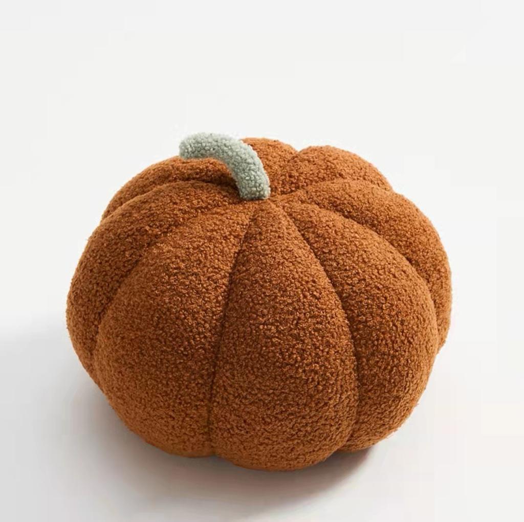 18/28/35CM Creative Funny Pumpkin Pillow Simulated Cute Pumpkin Kids Stuffed Plush Toys Soft Sofa Cushion Bedroom Decoration