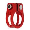 2Pcs Bicycle Seat Post Clamp Lightweight Stylish Rustproof Bicycle Quick Release Seatpost Collar for Bike Red