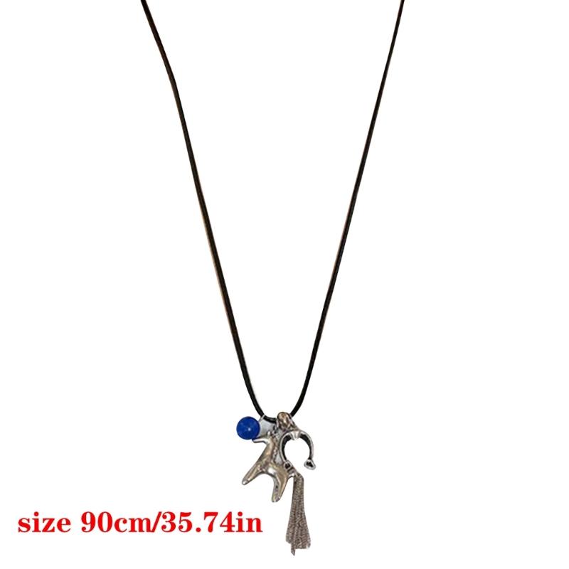 Stylish Alloy Horse Pendant Necklace Lightweight Unisex Jewelry Gift Accessory For Casual Or Formal Wear