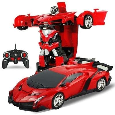 2-in-1 Transformationsrobot - M0D10E - Vorwärts-, Rückwärts-, Links-, Rechtssteuerung - Fernbedienung - Rot