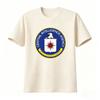 Cia Central Intelligence Agency Seal Cotton T Shirt for Casual Graphic Stylish Homme Soft Breathable Unisexs 2026 Summer T Shirt