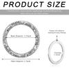Car Bling Crystal Rhinestone Engine Start Ring Decals, Sparkling Diamond Car Push Start Button Ignition Ring Sticker, Auto Key Ignition Knob Ring