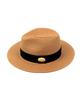 Yunibeosyeolkemiseuteuli Gold-Metal Summer Beige Fedora