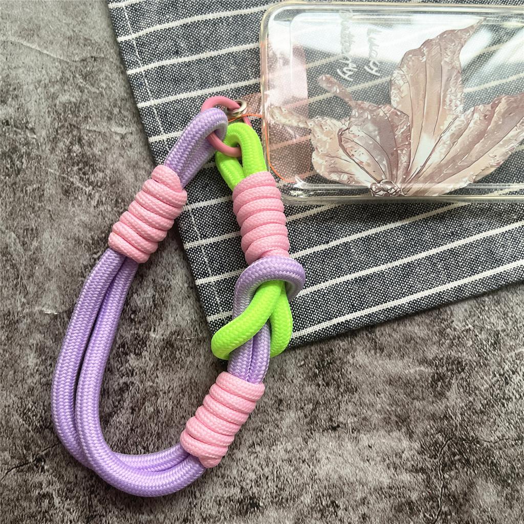 Keychain Lanyard Colorful Wrist Strap With Patch Bracelet Telephone Portable Cell Accessories Exquisite Cord to Hang Mobile Rope