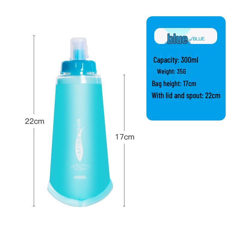 Foldable Hydration Bag: Portable Soft Water Bottle for Running, Cycling, and Outdoor Sports Food-grade TPU
