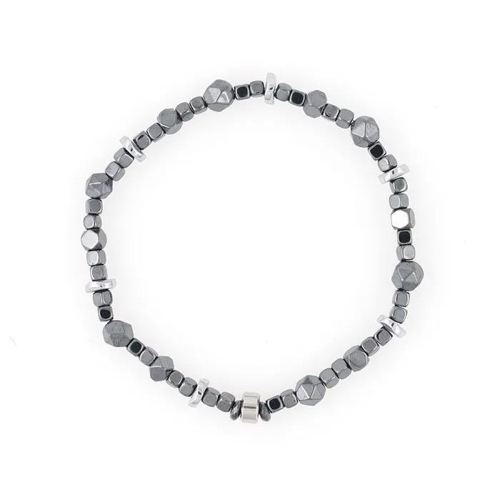 Multi Hematite Mix Gemstone Bracelet (C2503AC1277_SV)
