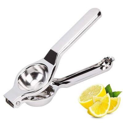 RSINC Lemon Squeezer Stainless Steel with Metal Squeezer Bowl - Manual Citrus Press Juicer and Lime Squeezer Stainless Steel