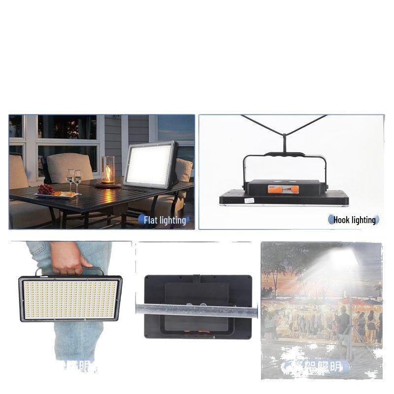 Rechargeable LED Stall & Outdoor Emergency Light with Strong Beam and Bracket