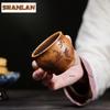 200ml Yixing Purple Sand Fish Teacup Traditional Tea Bowl Set Of Cups Tea-tasting Smelling Cup Chazhan Master Cups Tea Ceremony