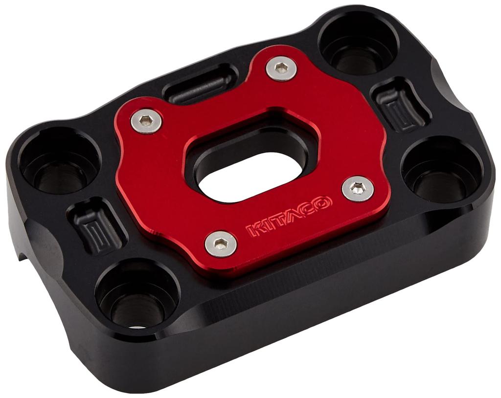 KITACO Handle Upper Holder SI Anodized PCX125/PCX150/Forza Black/Red 561-1822120