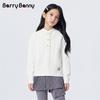 BARRY BANNY Girls' Academic Style Cable Knit Sweater