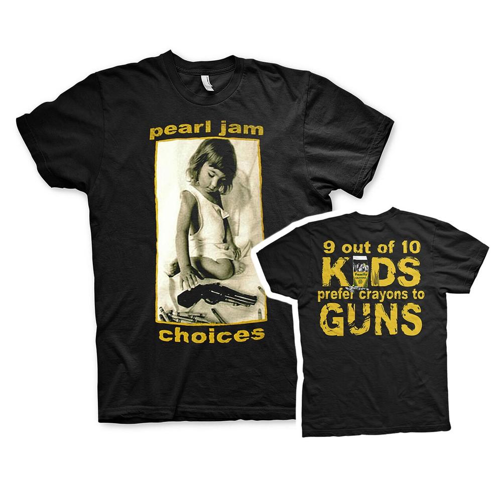 Pearl Jam TShirt Choices Rock Band Official Black New Unisex T-Shirt XXXXL