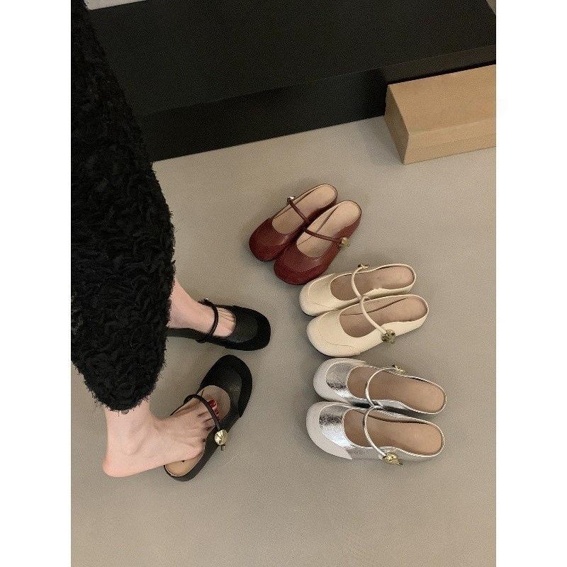 

Внутренние туфли Birkenstock на танкетке, сумка на голову, полушлепанцы, женская летняя верхняя одежда, новинка 2025 года, одинарные туфли на одной педали, туфли Мэри Джейн, шлепанцы Лян 40 бежевый