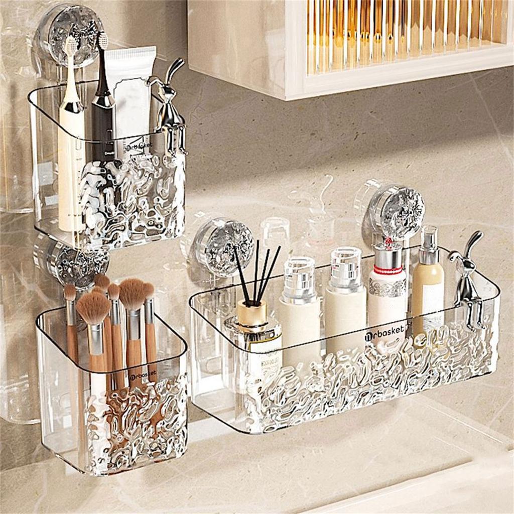Convenient and Durable Suction Cup Storage Rack Easy To Install Suction Cup Organizer Perfect for Home Office and Car