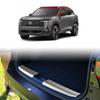For Nissan Kicks 2025 2026 stainless steel Built-in Rear Bumper Protector tailgate door Sill Trunk Tread Plate Trim Accessories