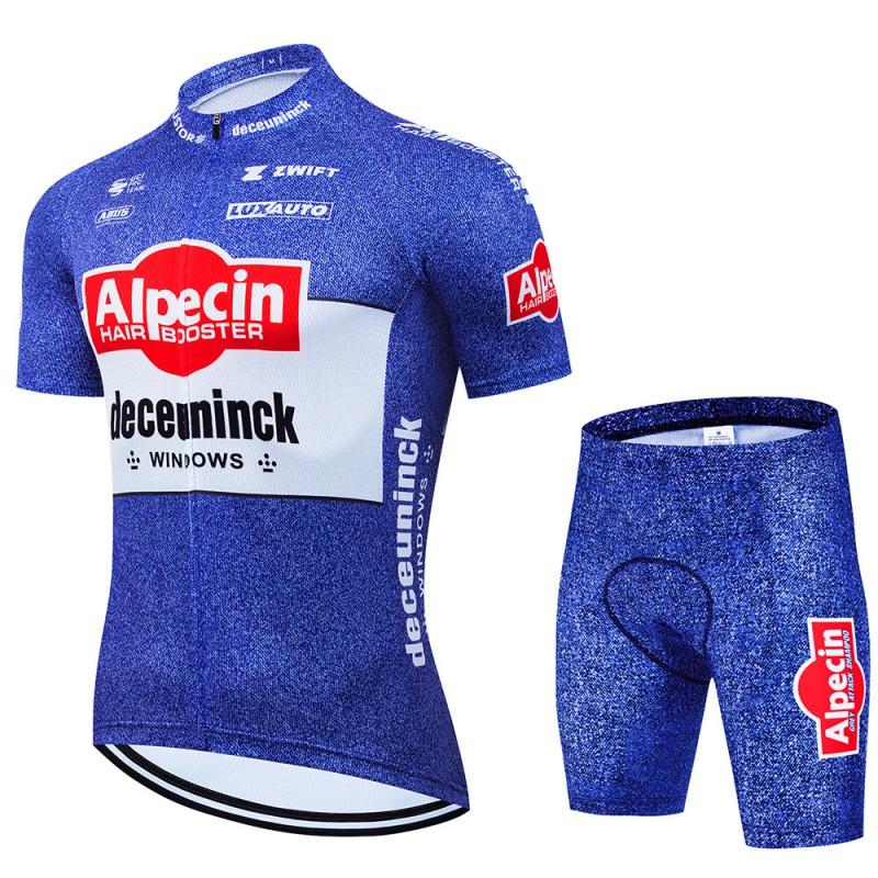 Alpecin Cycling Jersey Bib Shorts Set Men Women Breathable Quick Dry Bike Riding Outfit Team Edition