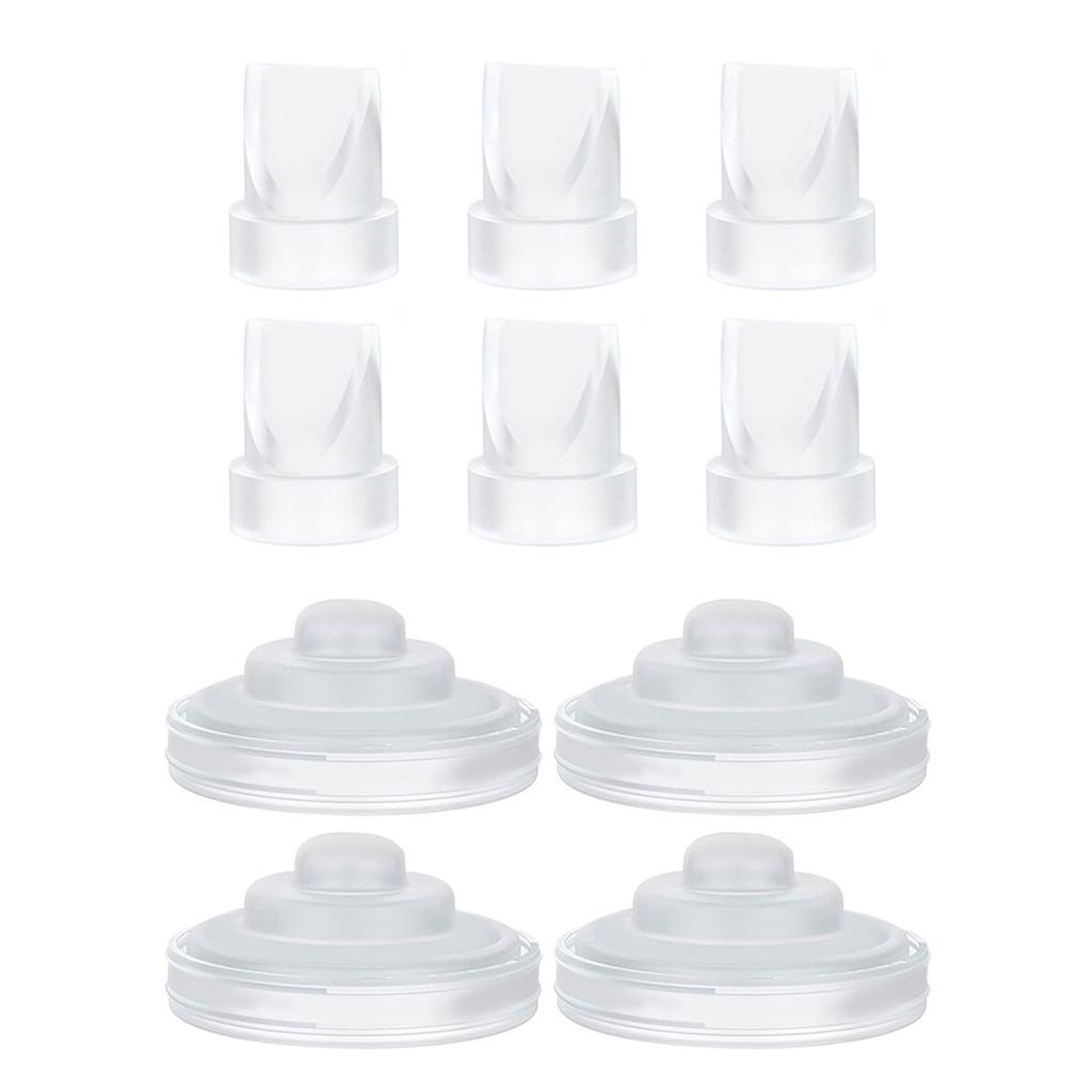 Food-grade Silicone Valve/Membrane Easy Installation Breast Pump Accessories Leakproof for Momcozy M5 Repair Part