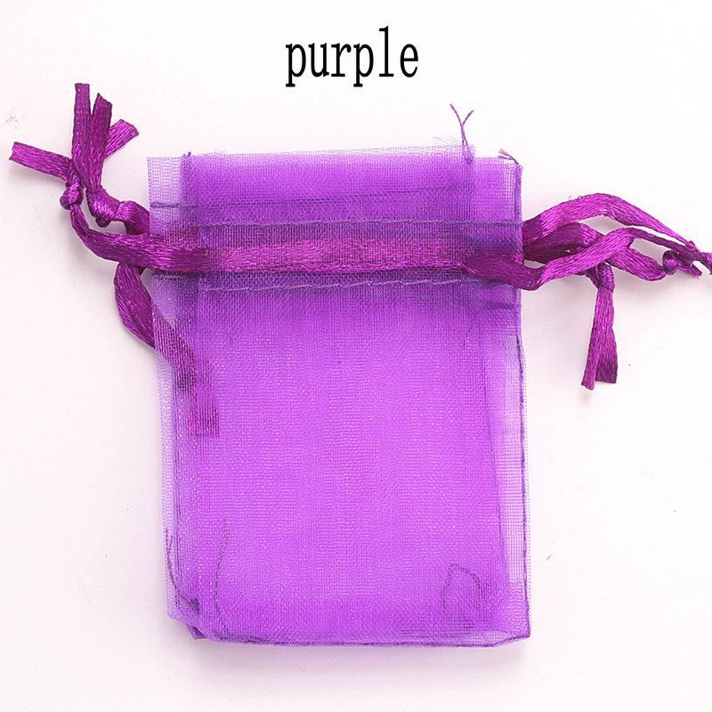 Wholesale 16 color 100pcs/lot 9*12cm organza Christmas wedding gift bags candy bag jewelry packing drawable organza bags&pouch