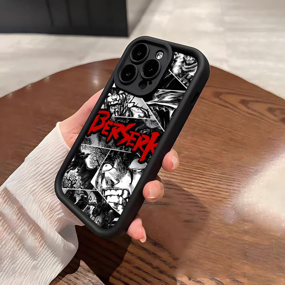 Berserk Comics Cool Phone Case For IPhone 17 Pro Max 15 Pro 16 14 Plus 12 13 Mini 11 Pro Shockproof Soft Cover