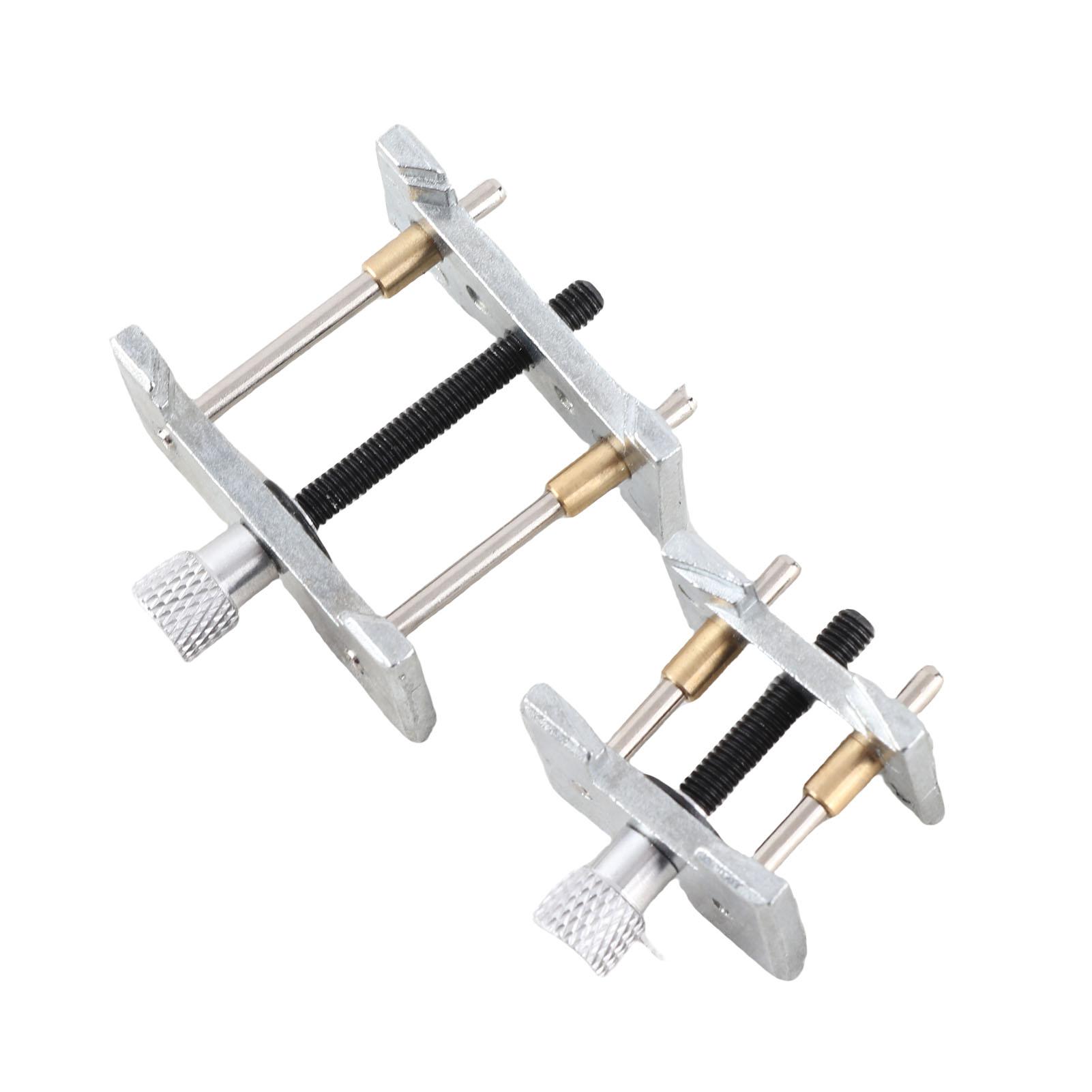 

2 шт. стальной профессиональный держатель часового механизма база инструмент для ремонта часов для часовщиков