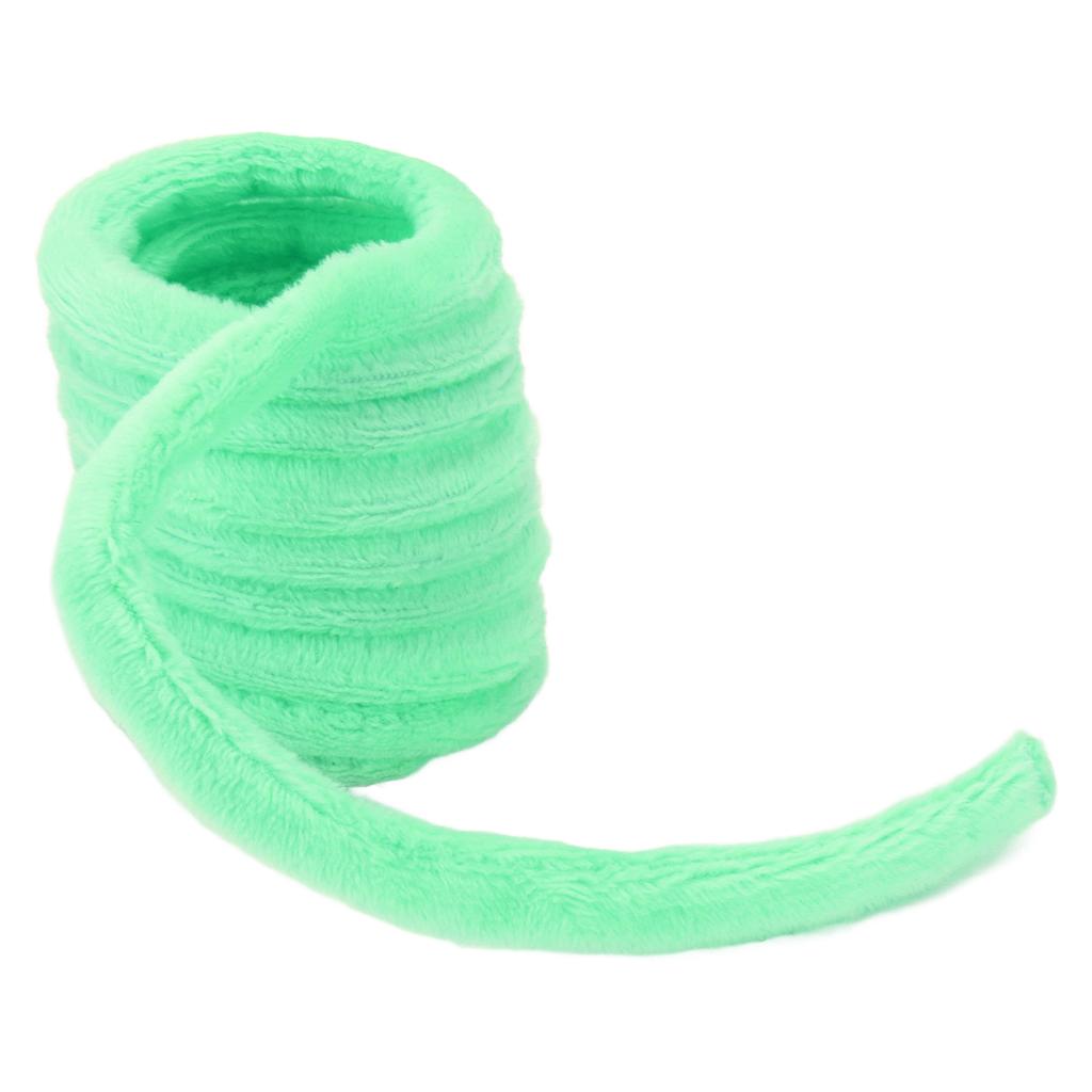 Cat Spring Toys Safe and NonToxic Chewable Improve Health Spring Plush Cat Toys for Kittens(Green )