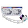 Thermalright Frozen Infinity 240 White Liquid CPU Cooler, Dual PWM Fan, 2000 RPM, Desktop CPU Cooler, Compatible with AM4/AM5 and Intel LGA1150/1151/1