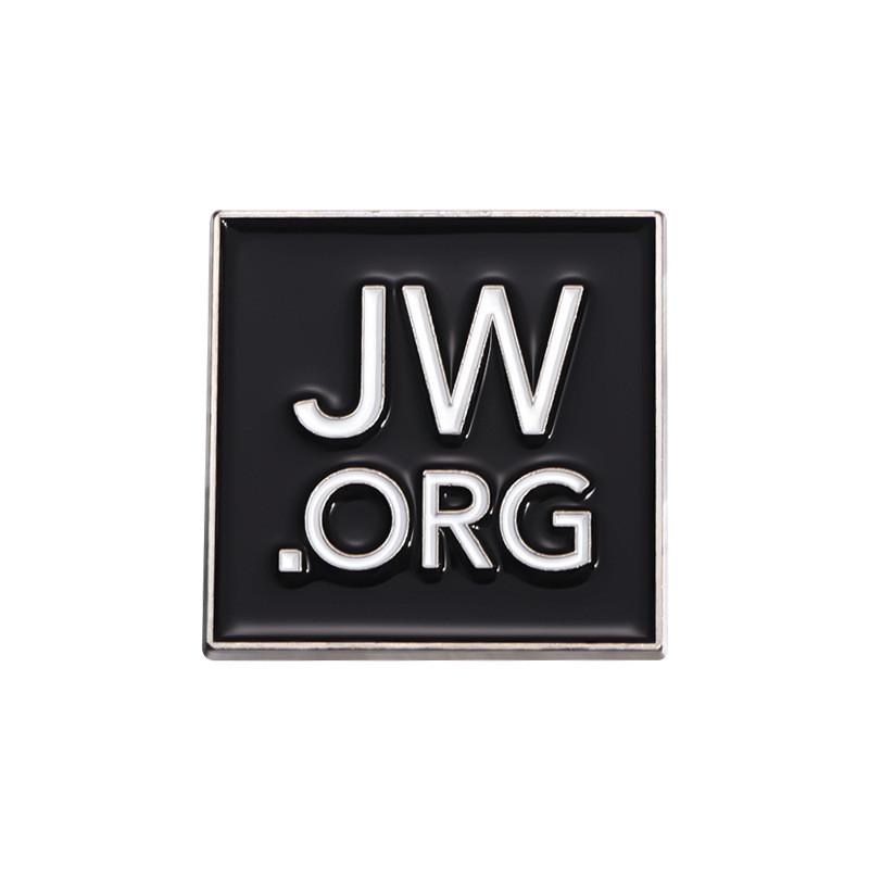 Versatile Geometric Jworg Enamel Badge In Multiple Colors Ideal For Fashion And Decoration