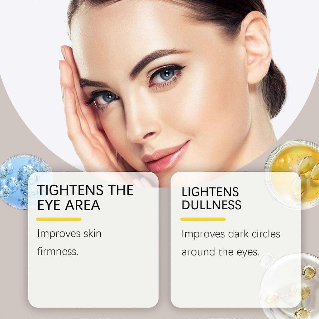 Limited time!!Jaysuing Caffeine Eye Cream Gentle Moisturizing Collagen And Elasticity Revitalizing Roller Eye Cream