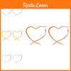 Geometric Elegant 2021 Heartshaped Alloy Earrings For Women In Colors Bright