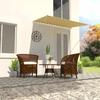 VidaXL Retractable Awning 200x150 Cm Yellow and White Awning Shelter Sunshade Garden 143753