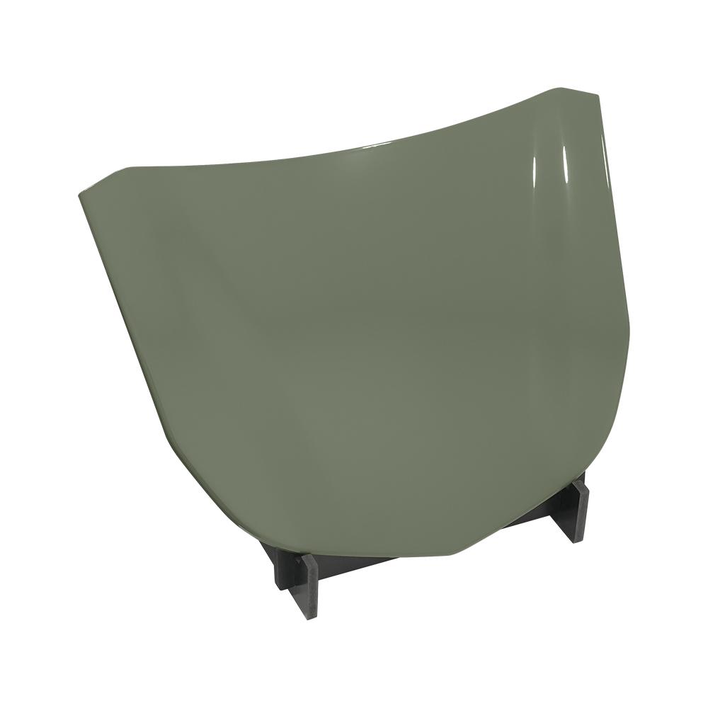 1.52mX1/3/17m Green Vinyl Roll Glossy Khaki Green Wrap PET Car Truck Body Vehicle Wrapping Film Decal Sheet with Air Release
