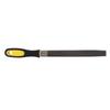 8in Half Round  Mill Steel File Rasp with Handle Sharpening Shaping Tool for Metal Projects(Fine Teeth File )