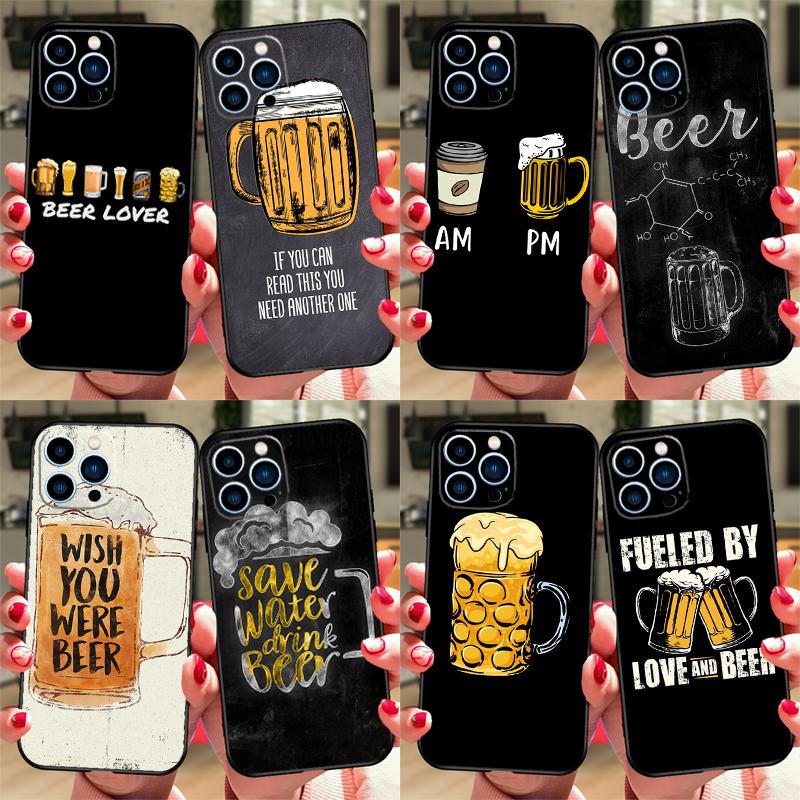 Drike Beer Case For iPhone 12 Pro Max 13 Mini For iPhone 11 Pro Max X XR XS 7 8 Plus SE 2020 Cover