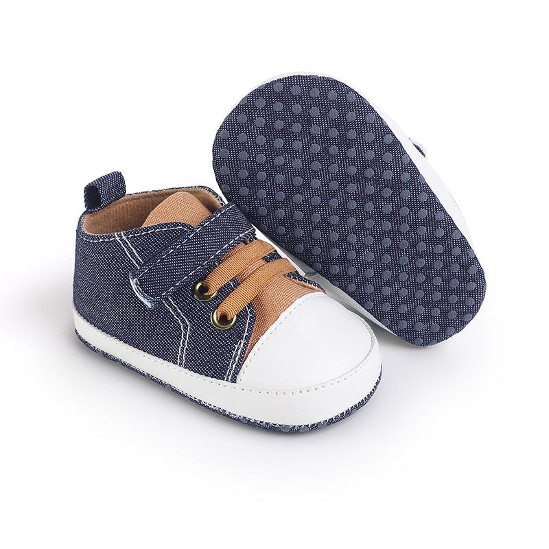 Unisex Baby Soft Sole Canvas Shoes for 0-12 Months - Perfect for Spring & Autumn Walking