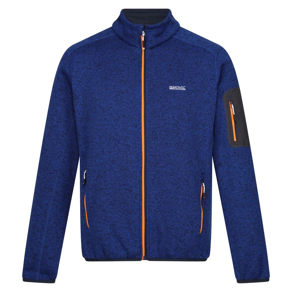 Regatta Mens Newhill Marl Full Zip Fleece Jacket